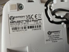 Geemarc AmpliDECT 595 -Photo Amplified Cordless Telephone with Answering Machine