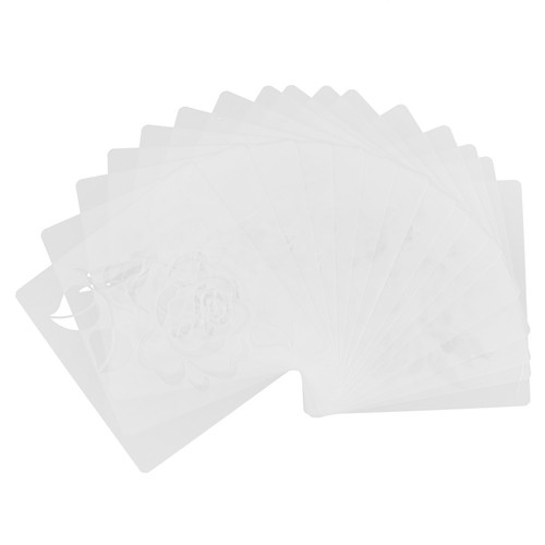 16pcs flower stencils large - 16pcs,