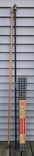 C1950s wood flag poles - 2,