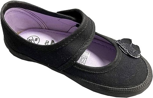 Girls black plimsolls school - plimsolls,