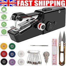 Mini Sewing Machine Handheld Cordless Portable Easy Home Thread Stitch Sew Tools