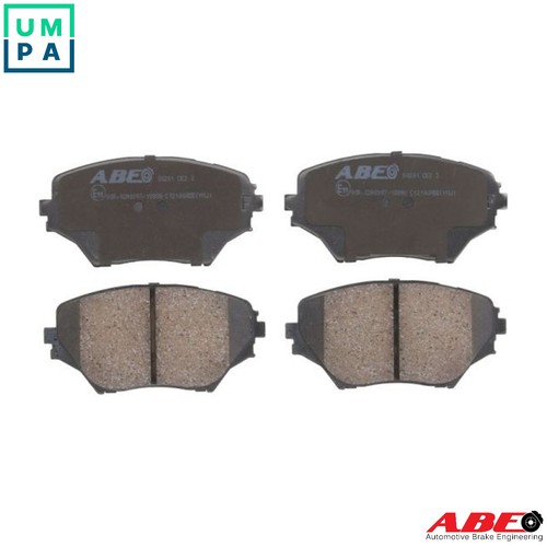 Brake pad set - set, disc