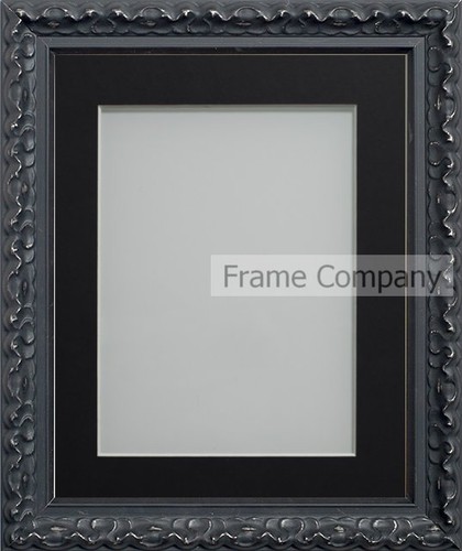 Ornate black picture frame - ornate,