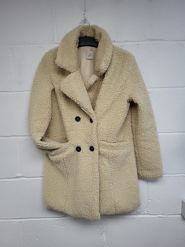 Cream teddy mid length - cream,