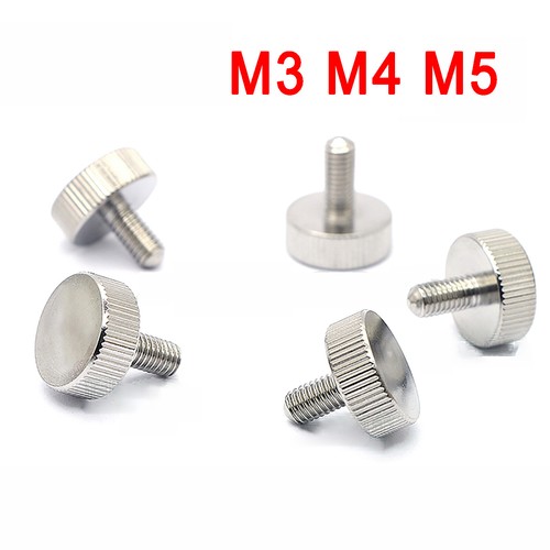M3m4m5 flat knurled - knurled, thumb