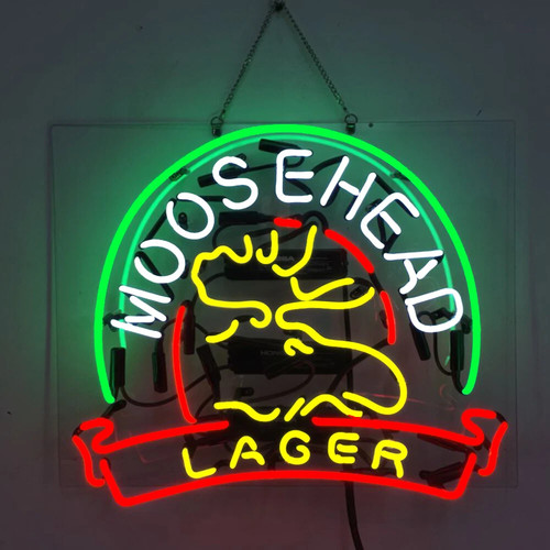 Moosehead lager acrylic neon - acrylic,