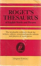 Roget's Thesaurus of English