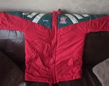 Vintage Adidas Liverpool FC Centenary Bench Coat 1992 Size Large. 42/44Rare.
