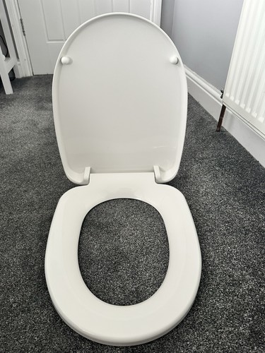 Soft close toilet seat white - soft,
