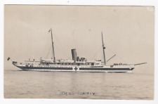 NS29 WW1 GB HMHS LIBERTY HOSPITAL SHIP COMMANDED BY LORD TREDEGAR REAL PHOTO PC