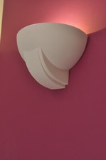 Art Deco plaster wall LED