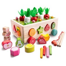 Achiyway Wooden Toys for 3 4 5 Years Old Boys Girls, Toddler Toys Educational