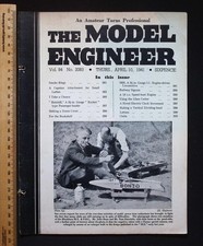 The Model Engineer: Amateur Turns Professional - Vol. 84, No. 2083, Apr 10, 1941