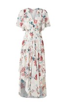 Maje Rachelle asymmetric dress size S 