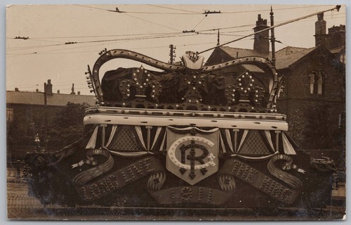 Bradford tram decorated - bradford,
