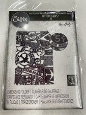 Sizzix Tim Holtz Texture Fades -Vault Airmail Embossing Folder