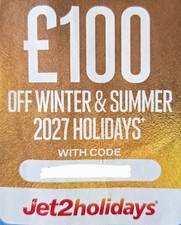 Jet2 Voucher £100 Off