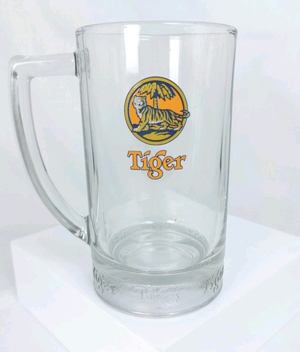 Tiger singapore beer mug glass - tiger,