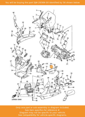 Yamaha panel inner 4 - panel,,