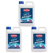 CarPlan BSA001 Blue Star Antifreeze & Coolant Concentrate Down To -36C 2L x 3
