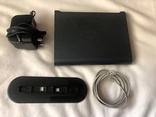 USED IN GOOD WORKING CONDITION NETGEAR SKYBROADBAND ROUTER+STAND+ADAPTER & CABLE