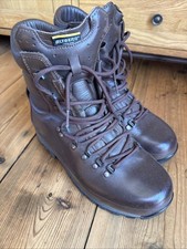 Altberg Brown Leather Combat