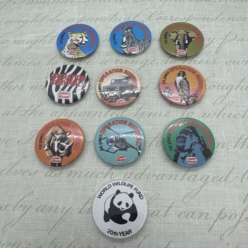 10xvintage pin badge bundle - pin,