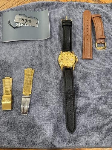 Seiko snkk98 gold tone - snkk98,