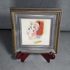Vintage handpainted silk