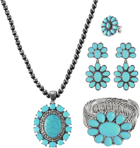 Pcs western turquoise - western,