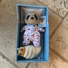 New - Baby Oleg Meerkat Toy With Grub, With Adoption Certificate, Tags & Box.