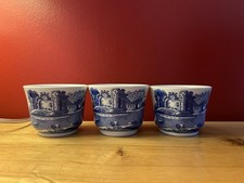Set of 3 Spode Blue Italian