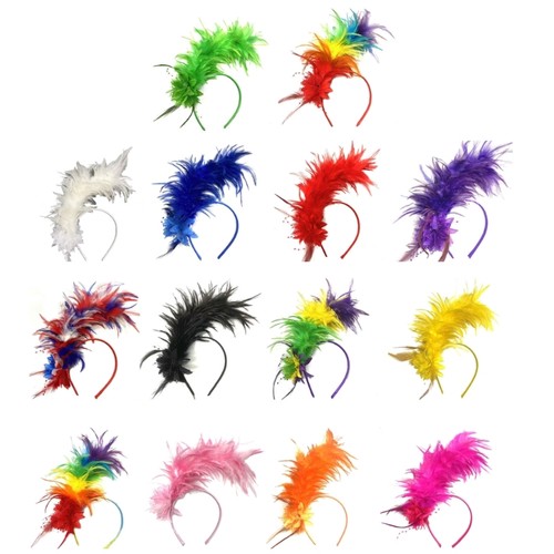 Feather headband 1920s - feather,