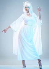 Adult Womens White Snow Queen