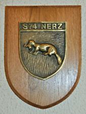 German Schnellboot S74 Nerz plakette plaque shield crest Deutsche Marine