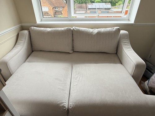 Sofa bed modern off white - modern,