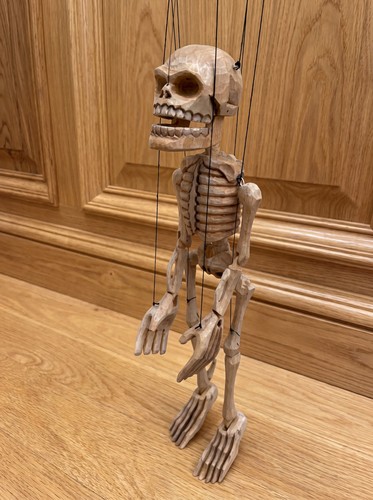 Puppet skeleton handmade - -,