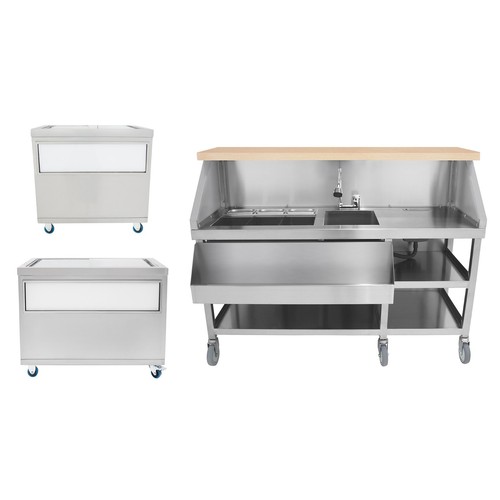 Mobile cocktail bar station - mobile, &