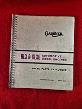 GARDNER : 6L & 6LXB Diesel Engine : Spare Parts Catalogue : Very Good Clean Cond