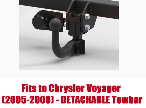 Detachable tow bar - detachable, for