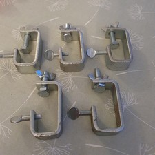 5x Lighting G Clamp 25-30mm Hook Clamp Rigging DJ Lighting Stand Truss