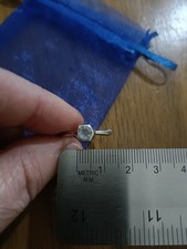 925 silver & aquamarine ring