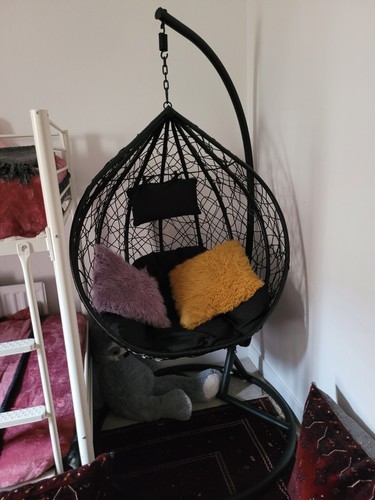 Rattan egg chair swing - rattan, outdoor