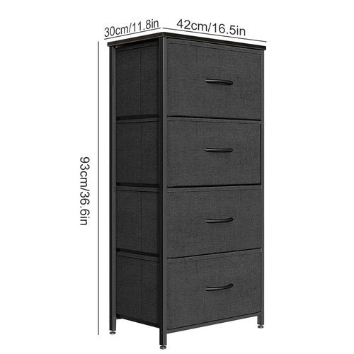 Drawer fabric chest of - 4,
