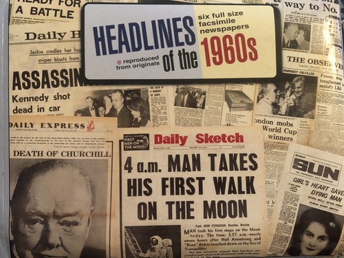 1960s newspapers reprint - newspapers,