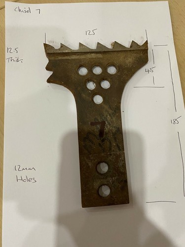 Oscillating chisel for - for, maka