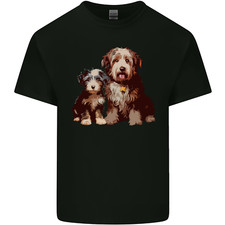 Old English Sheepdog & Puppy