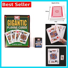Giant A4 Plastic Playing Cards