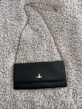 Black And Gold Detail Vivienne Westwood Clutch Bag