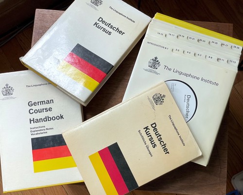 Vintage linguaphone german - linguaphone,